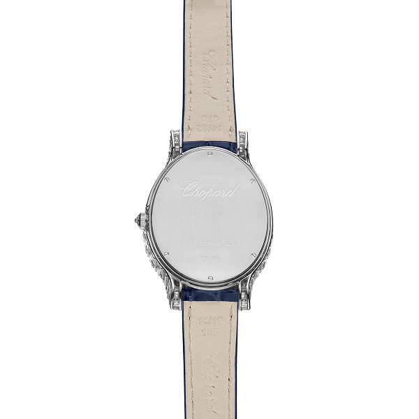 Chopard L'Heure Du Diamant Oval 18k White Gold & Diamonds Lady's Watch - Premium Luxury Product