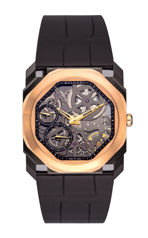 Bvlgari Octo Finissimo Stainless Steel & 18K Rose Gold Men`s Watch - Premium Luxury Product