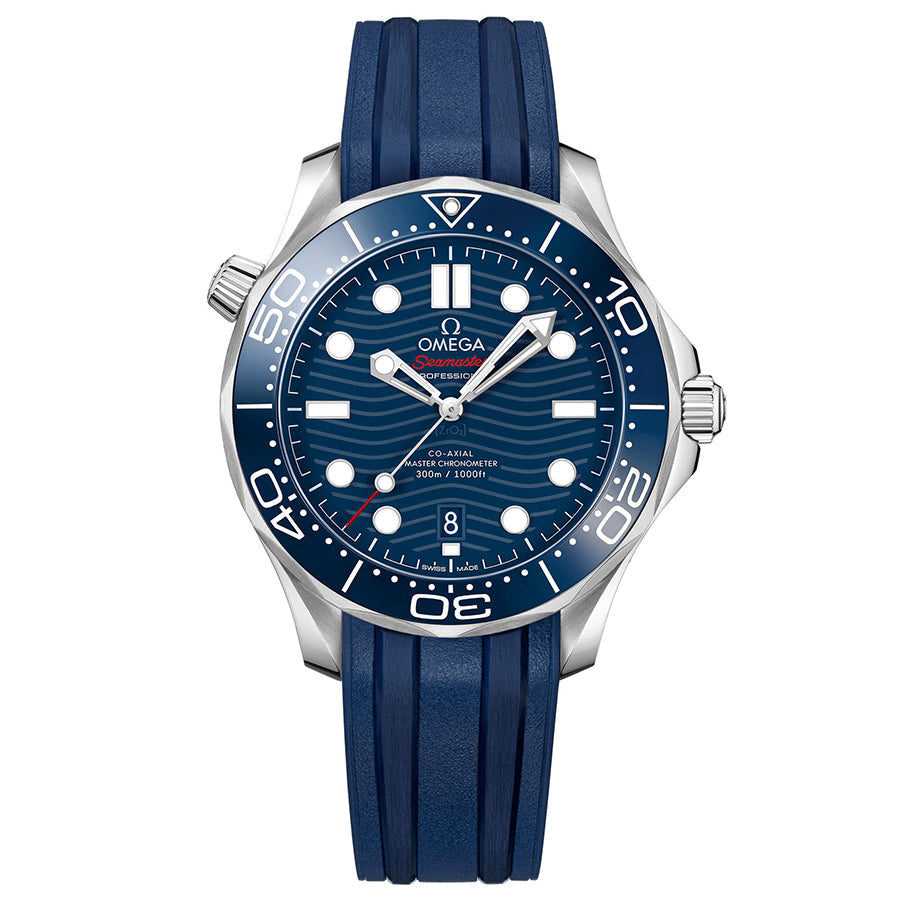 Omega Seamaster Diver Stainless steel &amp; Ceramic Men's Watch - Premium Luxury Product
