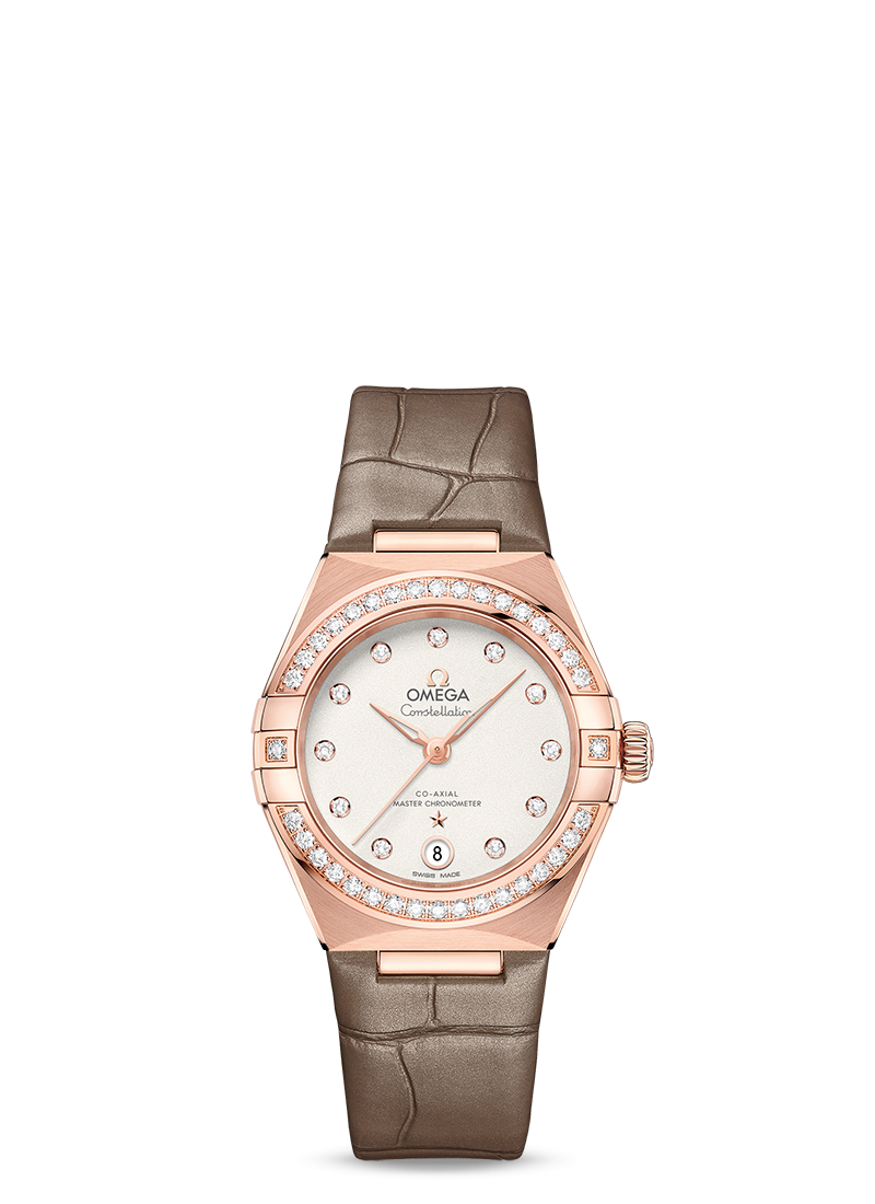 Omega Constellation Co-Axial Master Chronometer Sedna™ Gold & Diamond Lady’s Watch - Premium Luxury Product