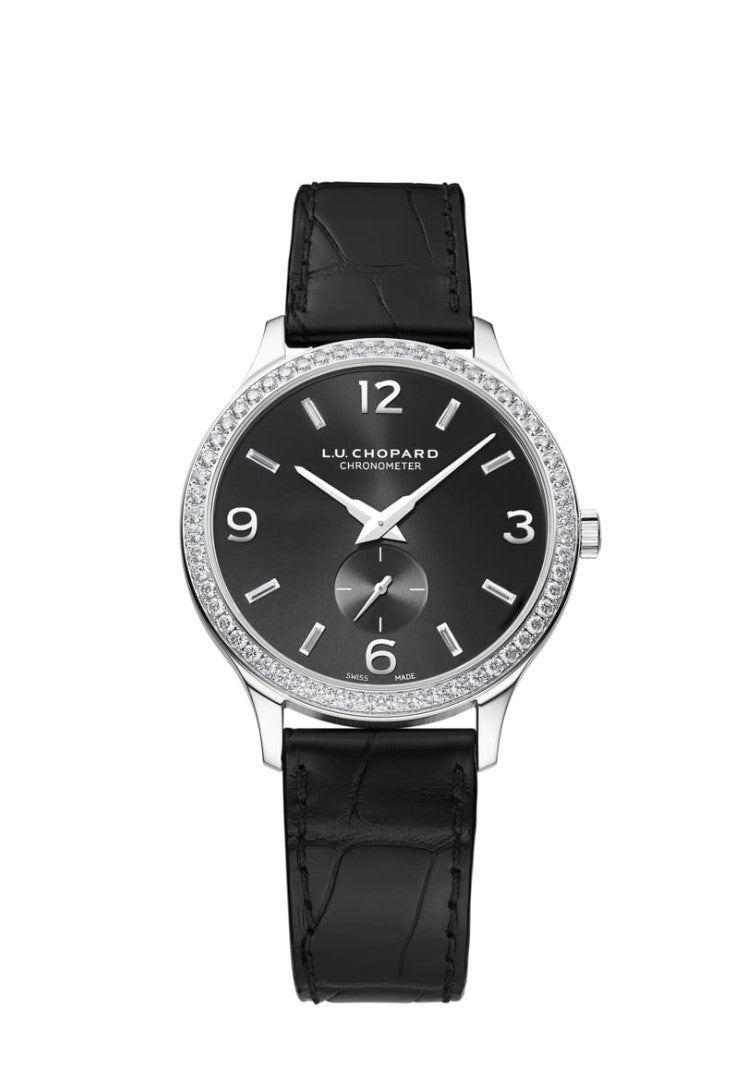 Chopard L.U.C XPS Elegance Ethical 18K White Gold & Diamonds Men`s Watch - Premium Luxury Product