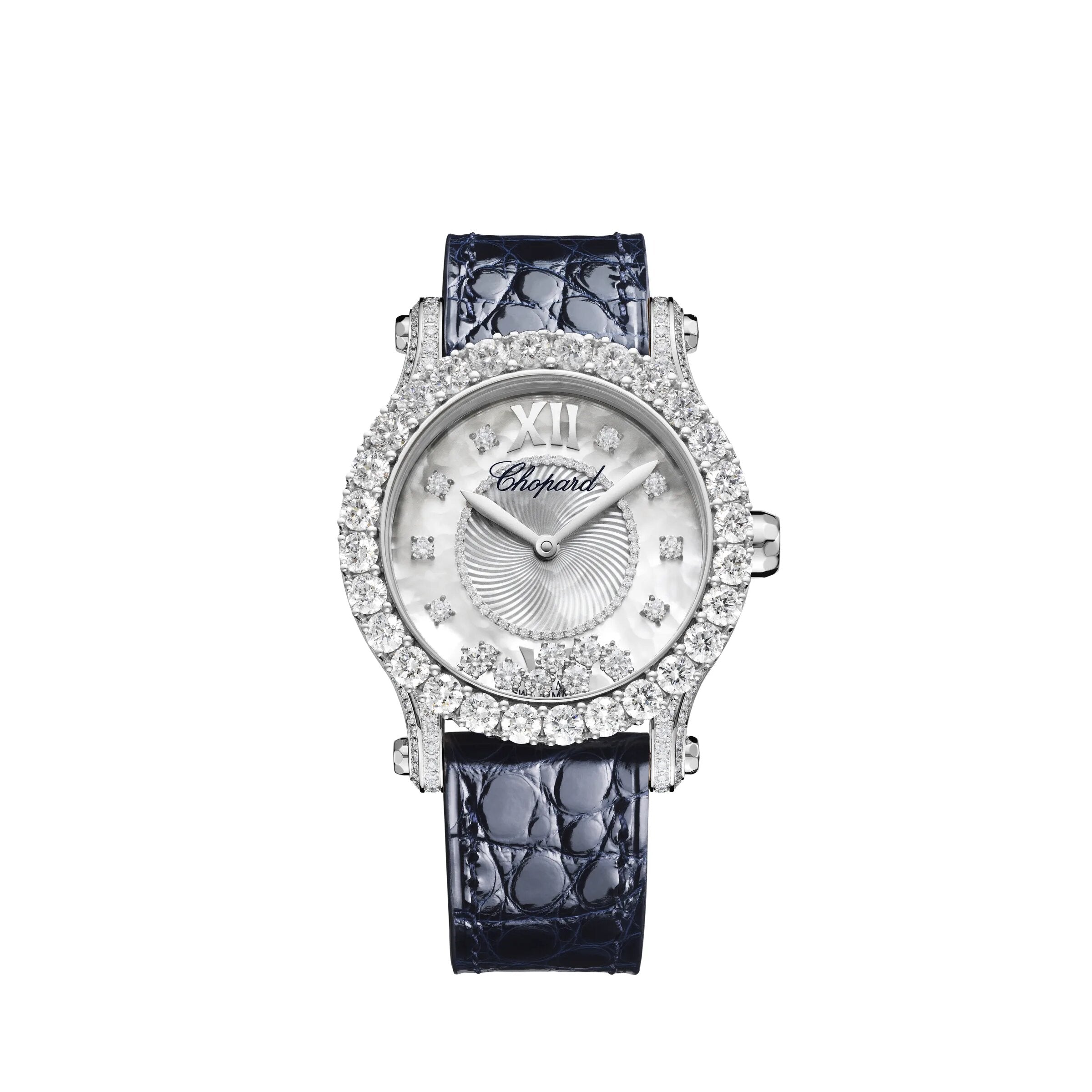 Chopard Happy Sport Joaillerie Ethical 18K White Gold & Diamonds Ladies Watch - Premium Luxury Product
