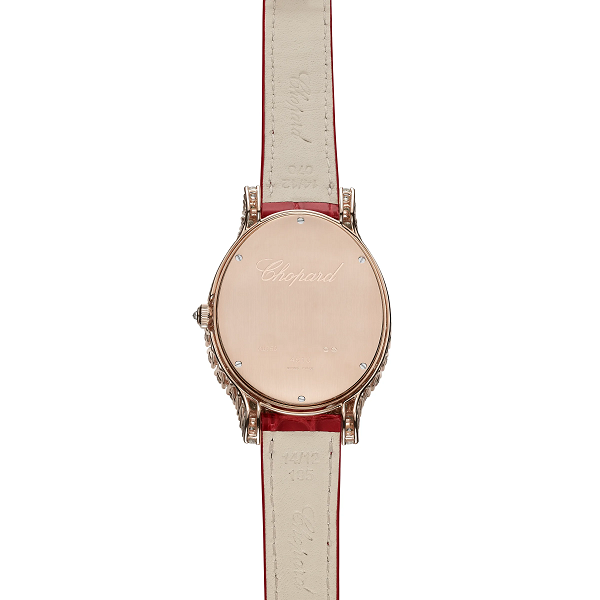 Chopard L'Heure Du Diamant Oval 18k Rose Gold & Diamonds Lady's Watch - Premium Luxury Product