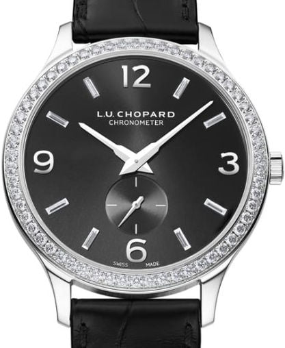 Chopard L.U.C XPS Elegance Ethical 18K White Gold & Diamonds Men`s Watch - Premium Luxury Product