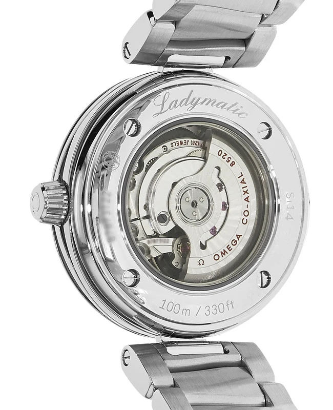 Omega De ville Ladymatic Stainless steel & Diamonds Lady's Watch - Premium Luxury Product