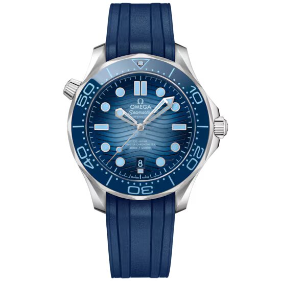 Omega Seamaster Diver Stainless steel &amp; Ceramic Men's Watch - Premium Luxury Product
