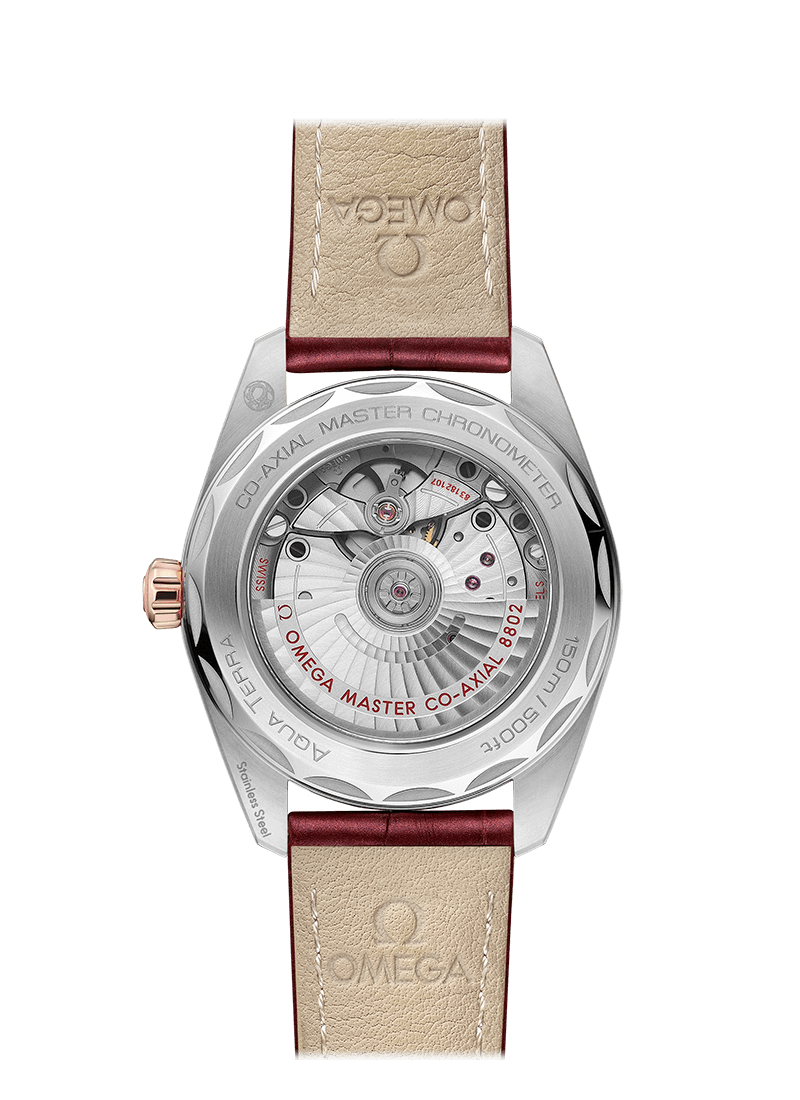 Omega Seamaster Aqua Terra Co-Axial Master Chronometer Stainless Steel & 18K Sedna™ Gold & Diamonds Lady's Watch - Premium Luxury Product