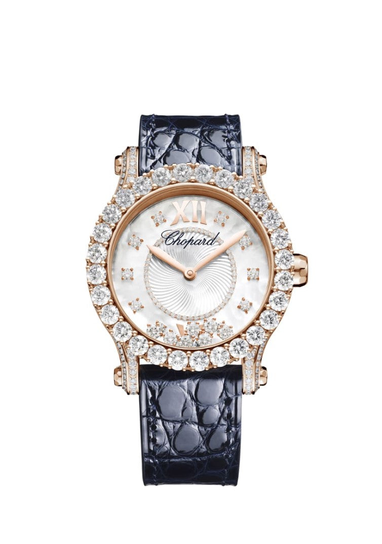 Chopard Happy Sport Joaillerie Ethical 18K Rose Gold & Diamonds Ladies Watch - Premium Luxury Product