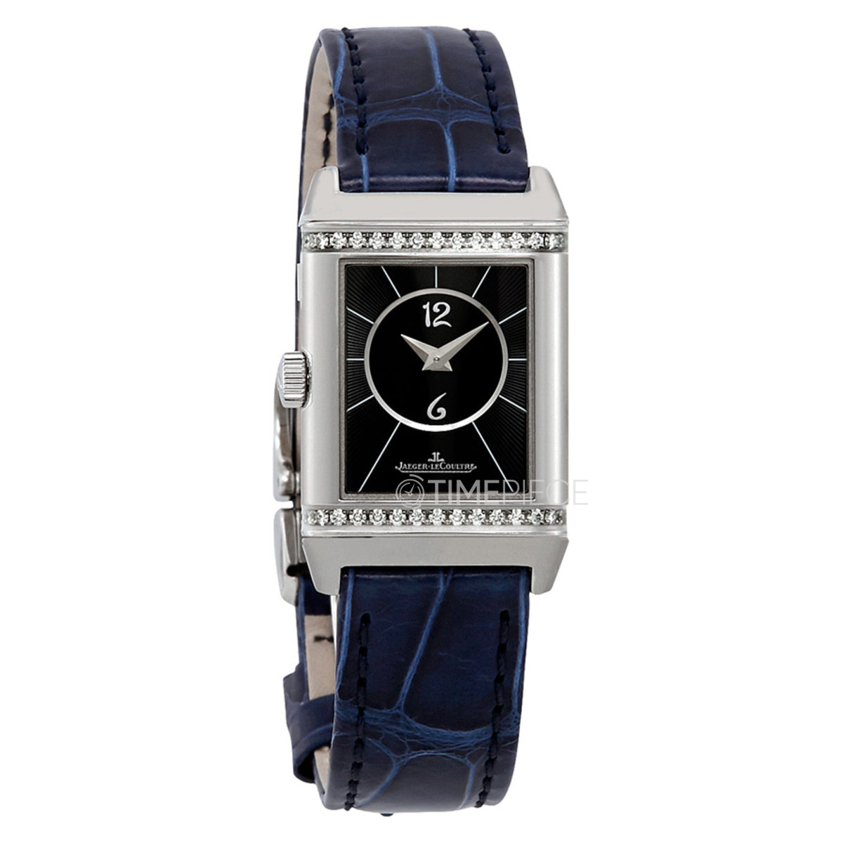 Jaeger-Lecoultre Reverso Classic Duetto Stainless steel & Diamonds Lady's Watch - Premium Luxury Product