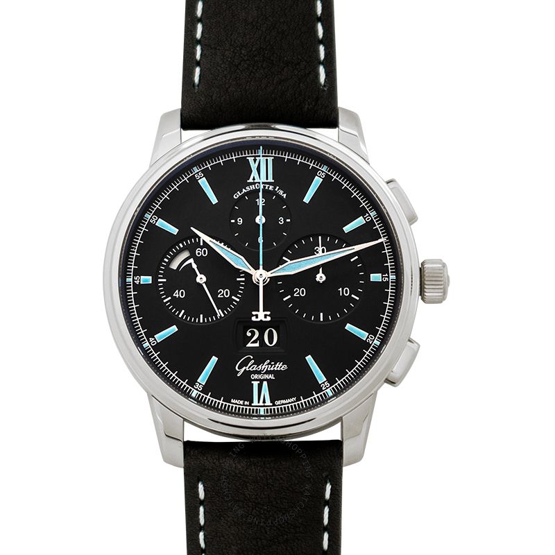 Glashutte Original Senator Chronometer Panorama Date Stainless steel Men's Watch - Premium Luxury Product