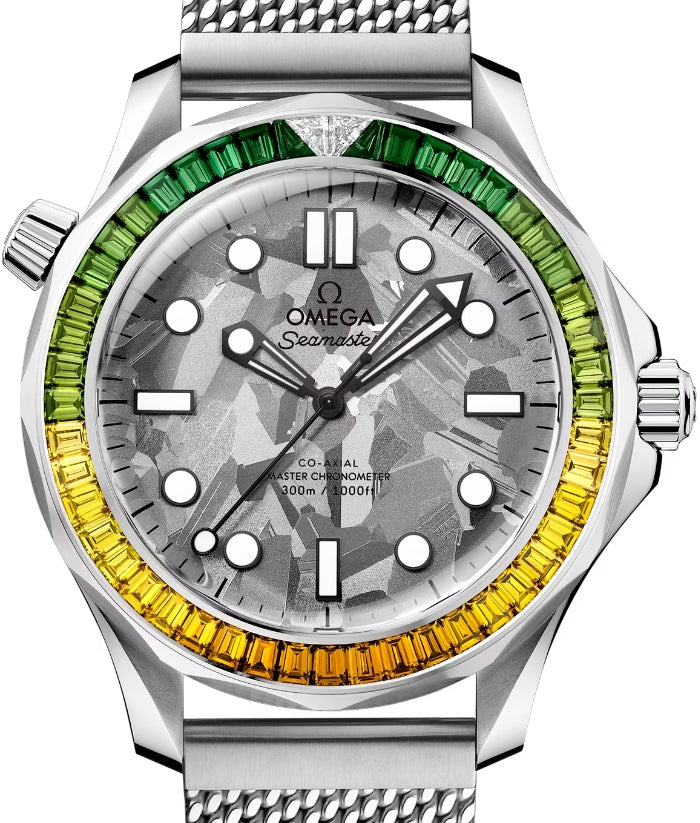 Omega Seamaster Diver 18K Canopus Gold™ & Diamonds Men's Watch - Premium Luxury Product