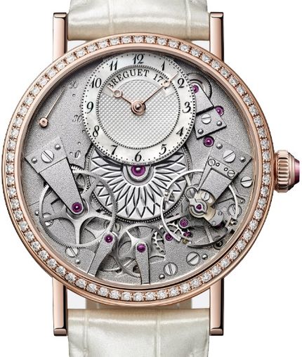 Breguet Tradition 18K Rose Gold & Diamonds Lady's Watch - Premium Luxury Product