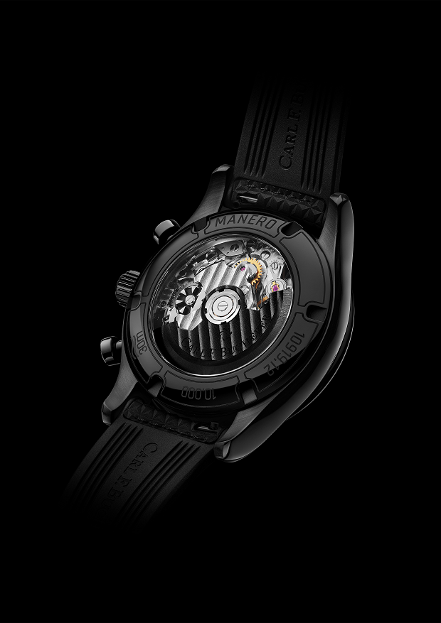 Carl F. Bucherer Manero Flybak Chronograph DLC Stainless Steel Men's Watch - Premium Luxury Product