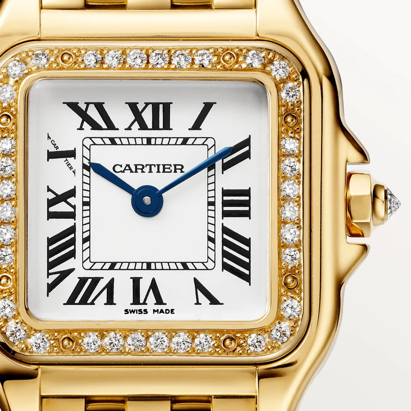 Cartier Panthere de Cartier Small 18K Yellow Gold & Diamonds Lady's Watch - Premium Luxury Product