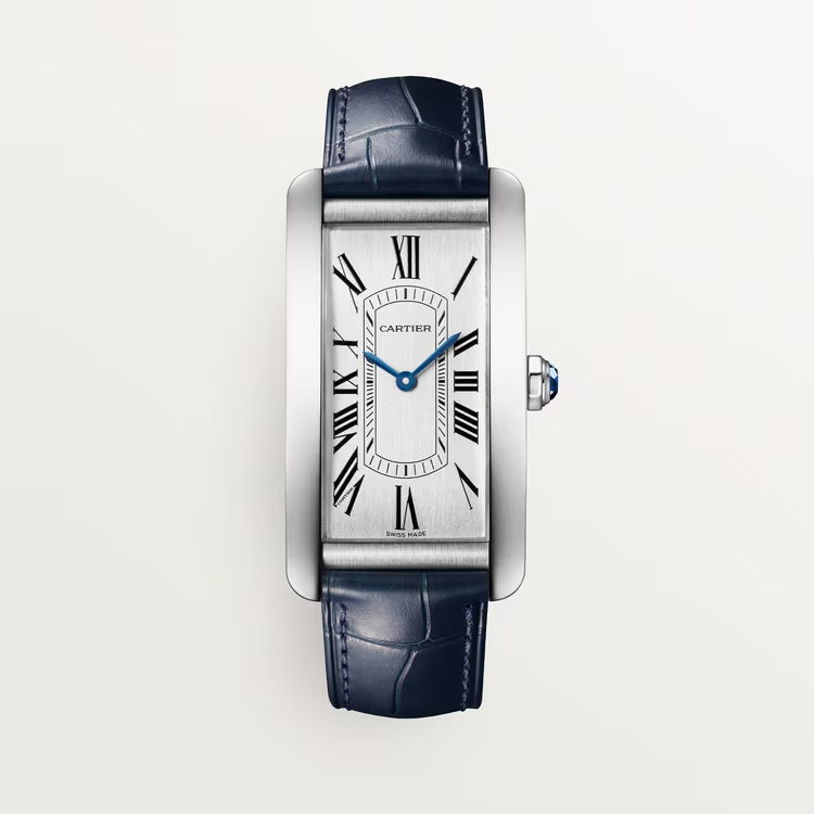 Cartier Tank Americanine Stainless Steel Unisex Watch - Premium Luxury Product