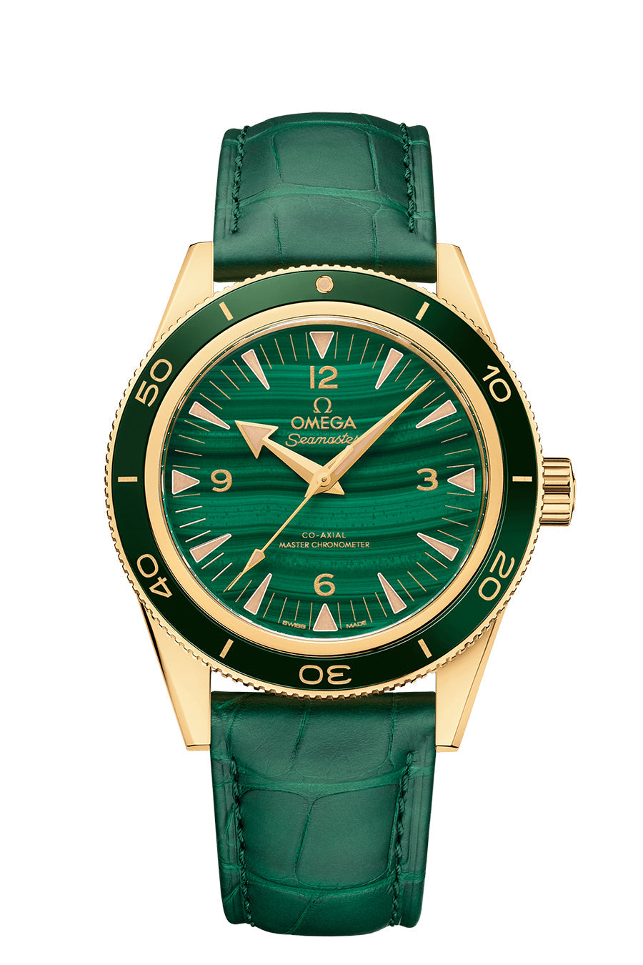 Omega Seamaster Heritage Co?Axial Master Chronometer 18K yellow gold & Ceramic Men's Watch - Premium Luxury Product