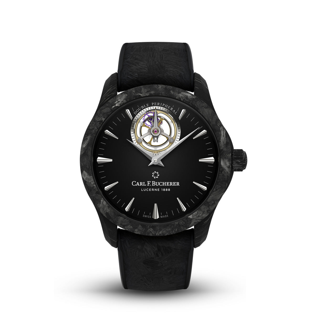 Carl F. Bucherer Manero Tourbillon Carbon Limited Edition Men's Watch - Premium Luxury Product