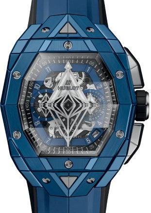 Hublot Big Bang Chronograph Sang Bleu Ceramic Men's Watch - Premium Luxury Product