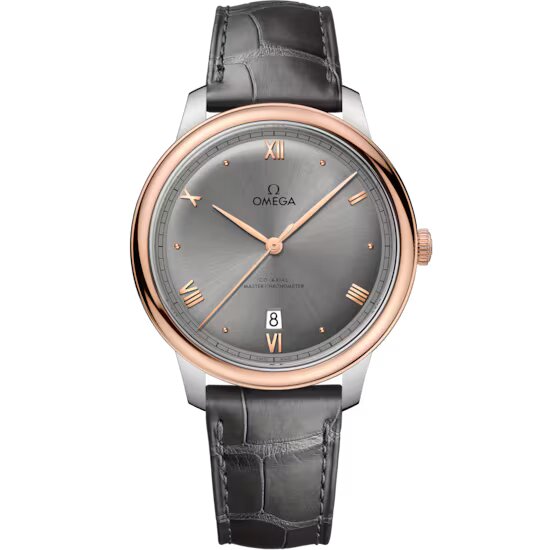 Omega De ville Prestige Stainless steel & 18K Sedna™ Gold Men's Watch - Premium Luxury Product