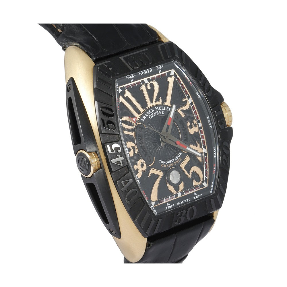 Franck Muller Conquistador Grand PRIX  Carbon & 18K Rose Gold Men's Watch - Premium Luxury Product