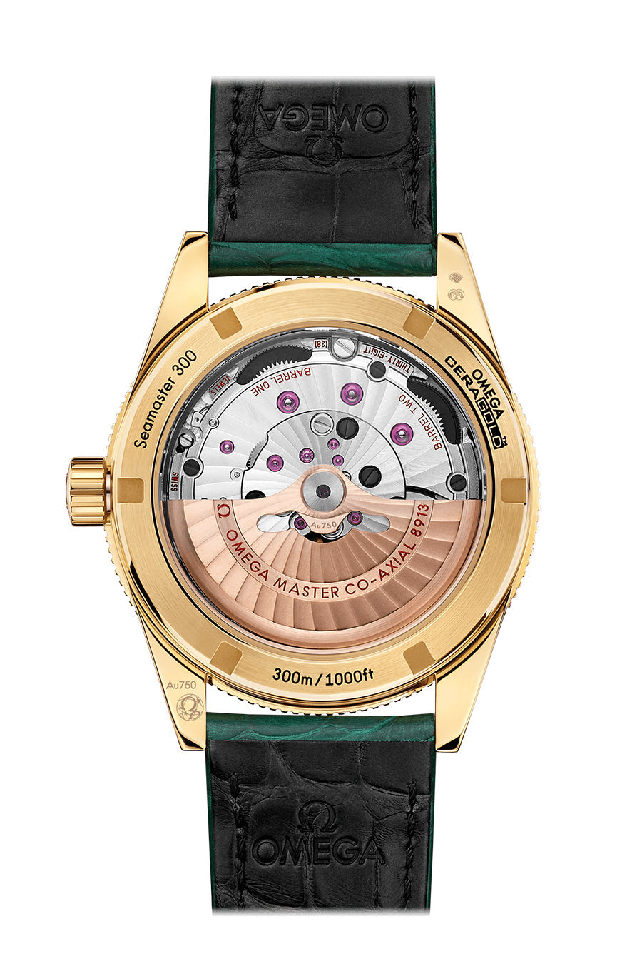 Omega Seamaster Heritage Co?Axial Master Chronometer 18K yellow gold & Ceramic Men's Watch - Premium Luxury Product