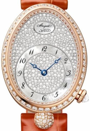 Breguet Reine de Naples 18K Rose Gold & Diamonds Lady's Watch - Premium Luxury Product