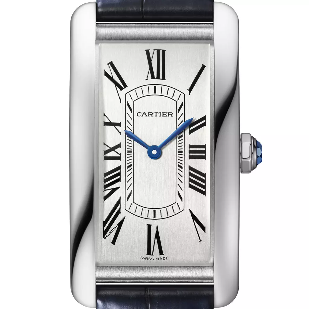 Cartier Tank Americanine Stainless Steel Unisex Watch - Premium Luxury Product