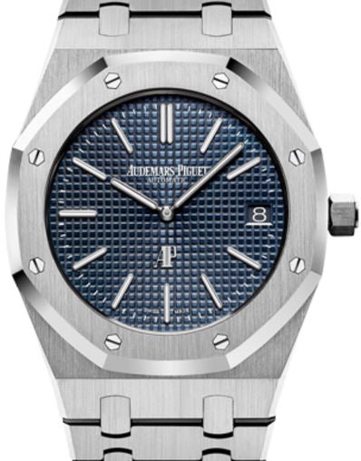 Audemars Piguet Royal Oak Extra-Thin 'Jumbo' Stainless steel Men's Watch - Premium Luxury Product