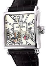 Roger Dubuis Golden Square Tourbillon 18K White Gold Men's Watch