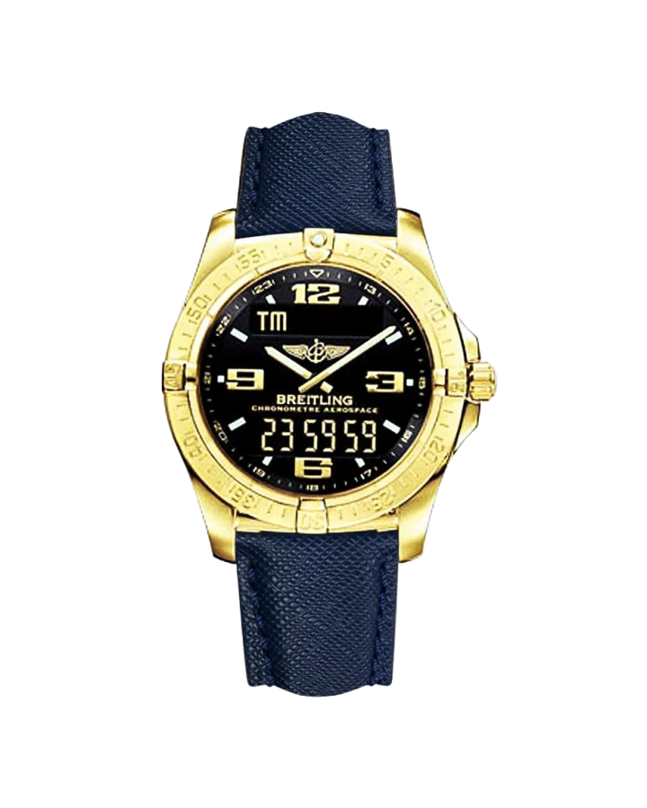 Breitling Aerospace Avantage Chronometre GMT 18K Yellow Gold Men's Watch - Premium Luxury Product
