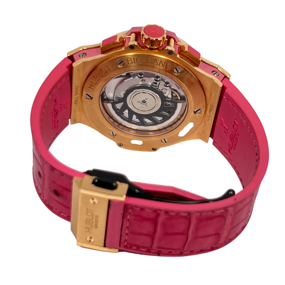 Hublot Big Bang Gold Tutti Frutti 18K Rose Gold Lady's Watch - Premium Luxury Product