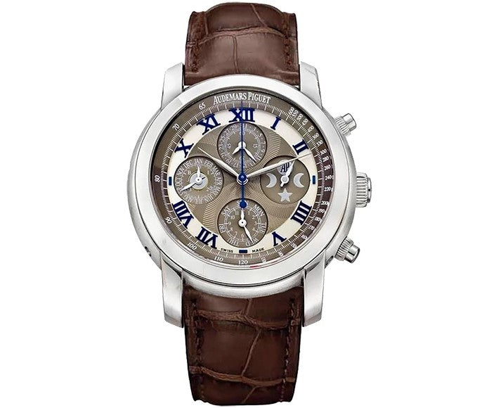 Audemars Piguet Arnold All Stars Perpetual Calendar Chronograph 18K White Gold Men's Watch - Premium Luxury Product