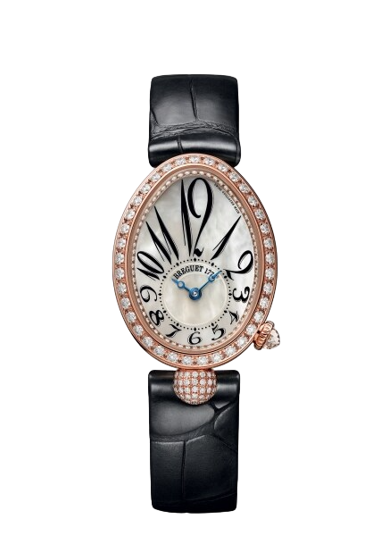 Breguet Reine de Naples 18K Rose Gold & Diamonds Lady's Watch - Premium Luxury Product