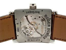 Roger Dubuis Golden Square Tourbillon 18K White Gold Men's Watch