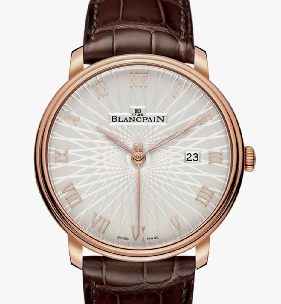 Blancpain Villeret 18K Rose Gold Men`s Watch - Premium Luxury Product