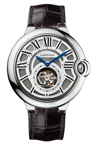 Cartier Ballon Bleu Flying Tourbillon 18K White Gold Men's Watch - Premium Luxury Product