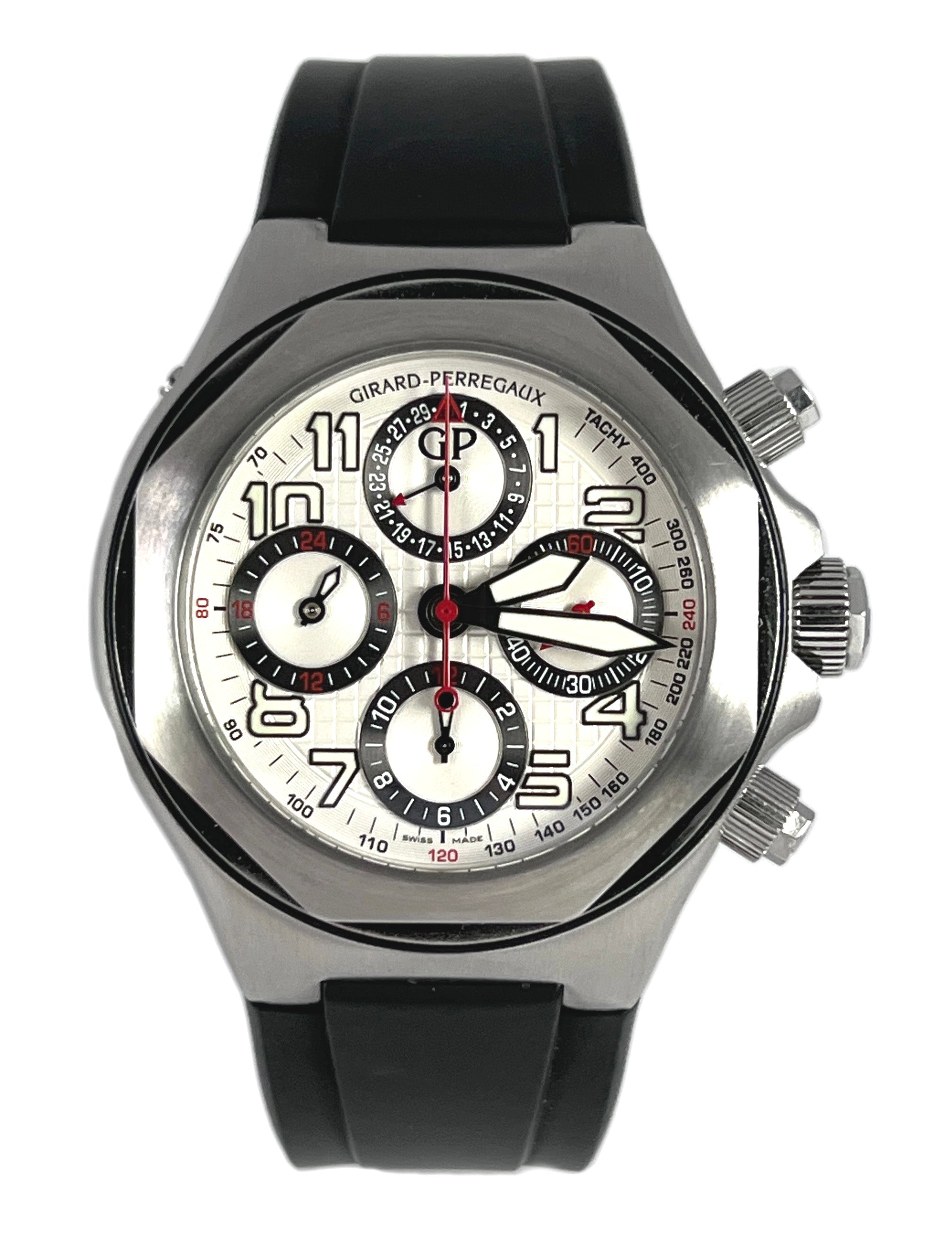 Girard Perregaux Laureato Evo 3 Chronograph Stainless steel Mens Watch - Premium Luxury Product