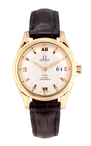 Omega De Ville Co Axial Chronometer 18K Yellow Gold Men's Watch - Premium Luxury Product