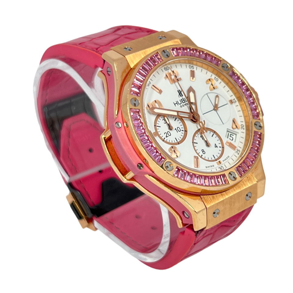 Hublot Big Bang Gold Tutti Frutti 18K Rose Gold Lady's Watch - Premium Luxury Product