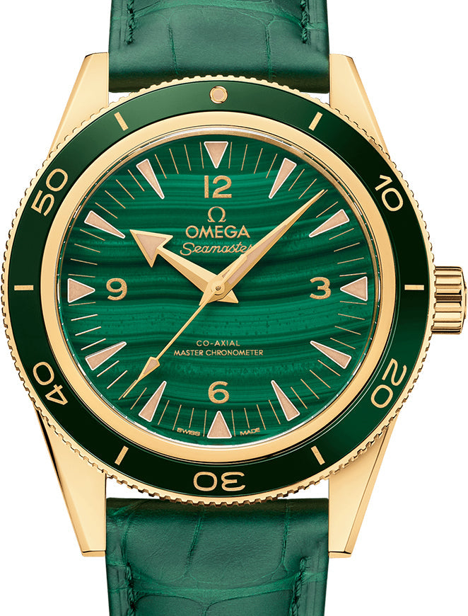 Omega Seamaster Heritage Co?Axial Master Chronometer 18K yellow gold & Ceramic Men's Watch - Premium Luxury Product