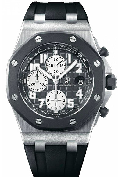Audemars Piguet Royal Oak Offshore Chronograph Stainless steel & Rubber Men's Watch - Premium Luxury Product
