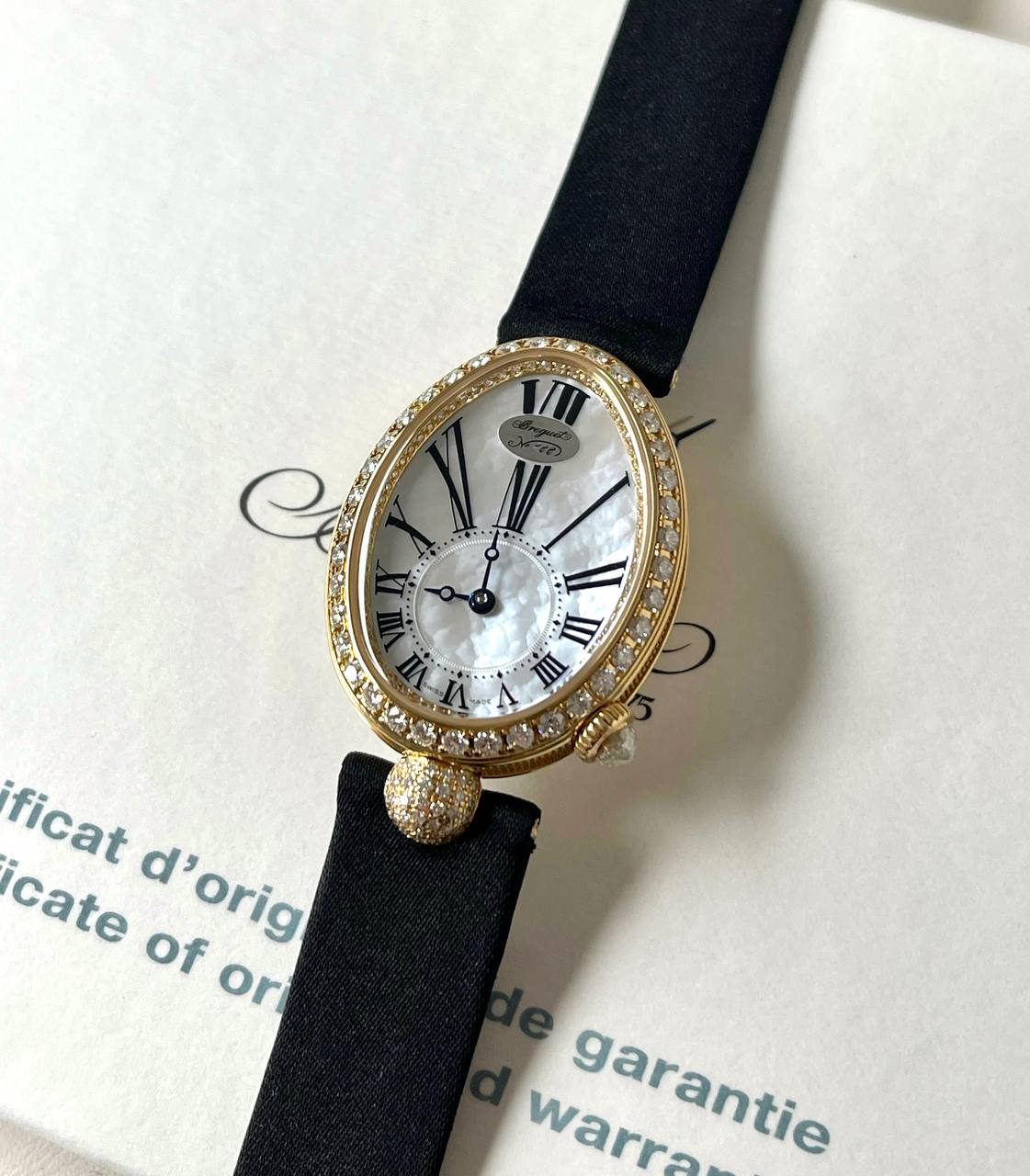 Breguet Reine de Naples 18K Yellow Gold & Diamonds Lady's Watch - Premium Luxury Product