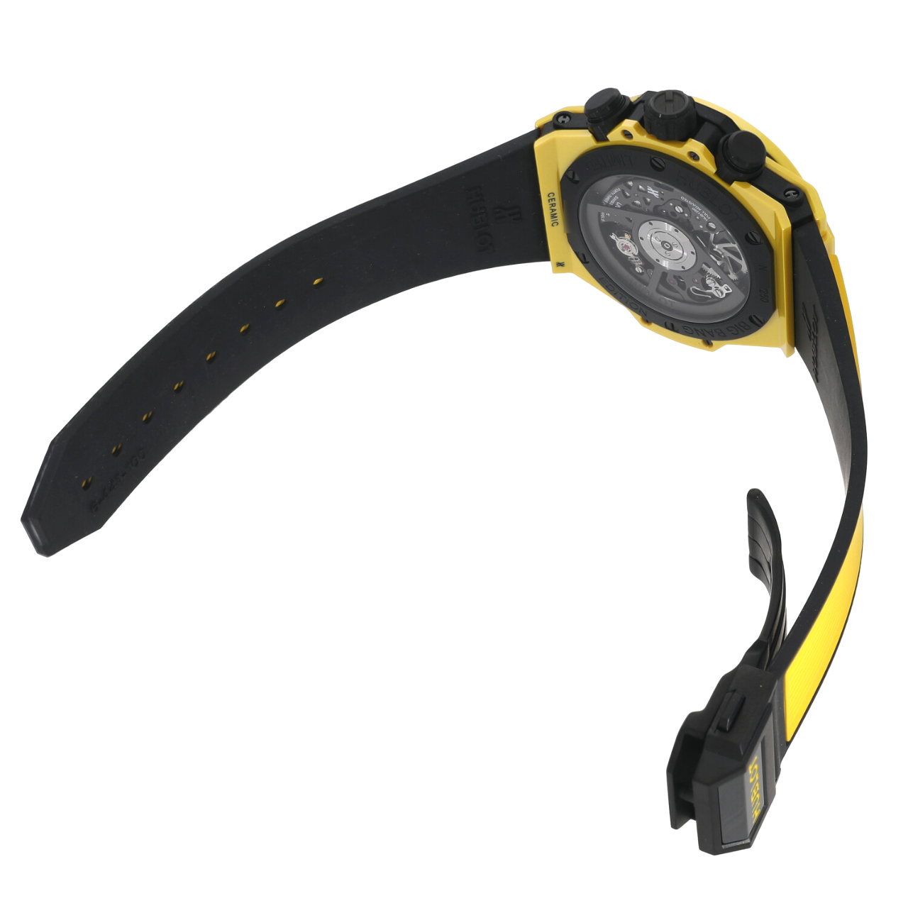 Hublot Big Bang Unico Yellow Magic Chronograph Polished Yellow Ceramic Men's Watch - Premium Luxury Product