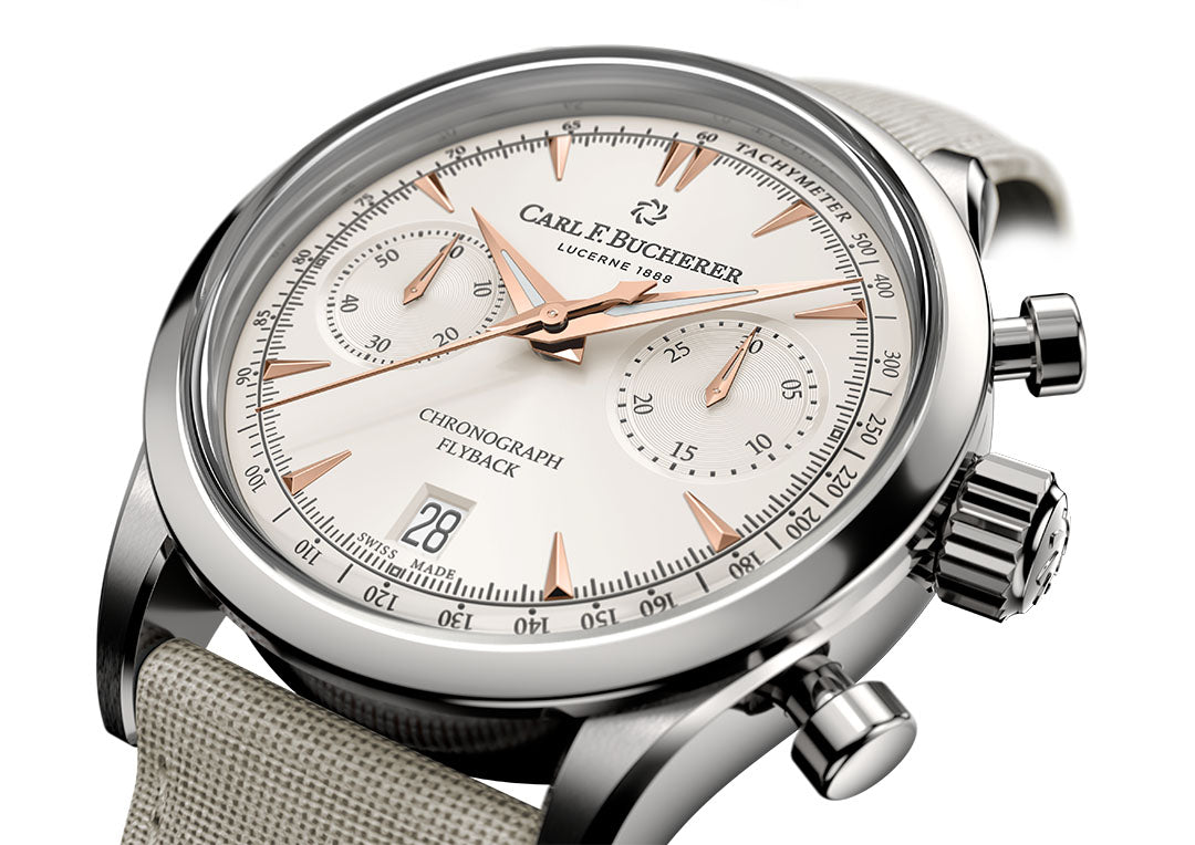 Carl F. Bucherer Manero Flyback Stainless steel Men's Watch - Premium Luxury Product