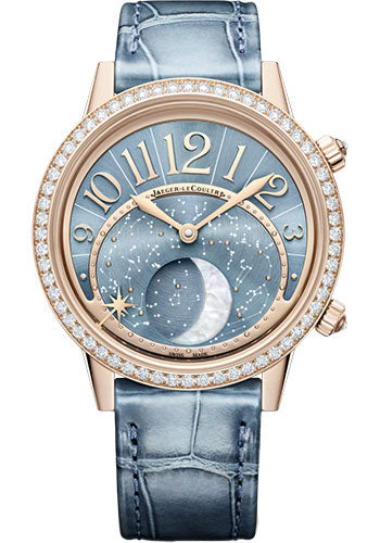 Jaeger-Lecoultre Rendez-Vous  Jewellery Moon 18K Rose Gold & Diamonds Lady's Watch - Premium Luxury Product