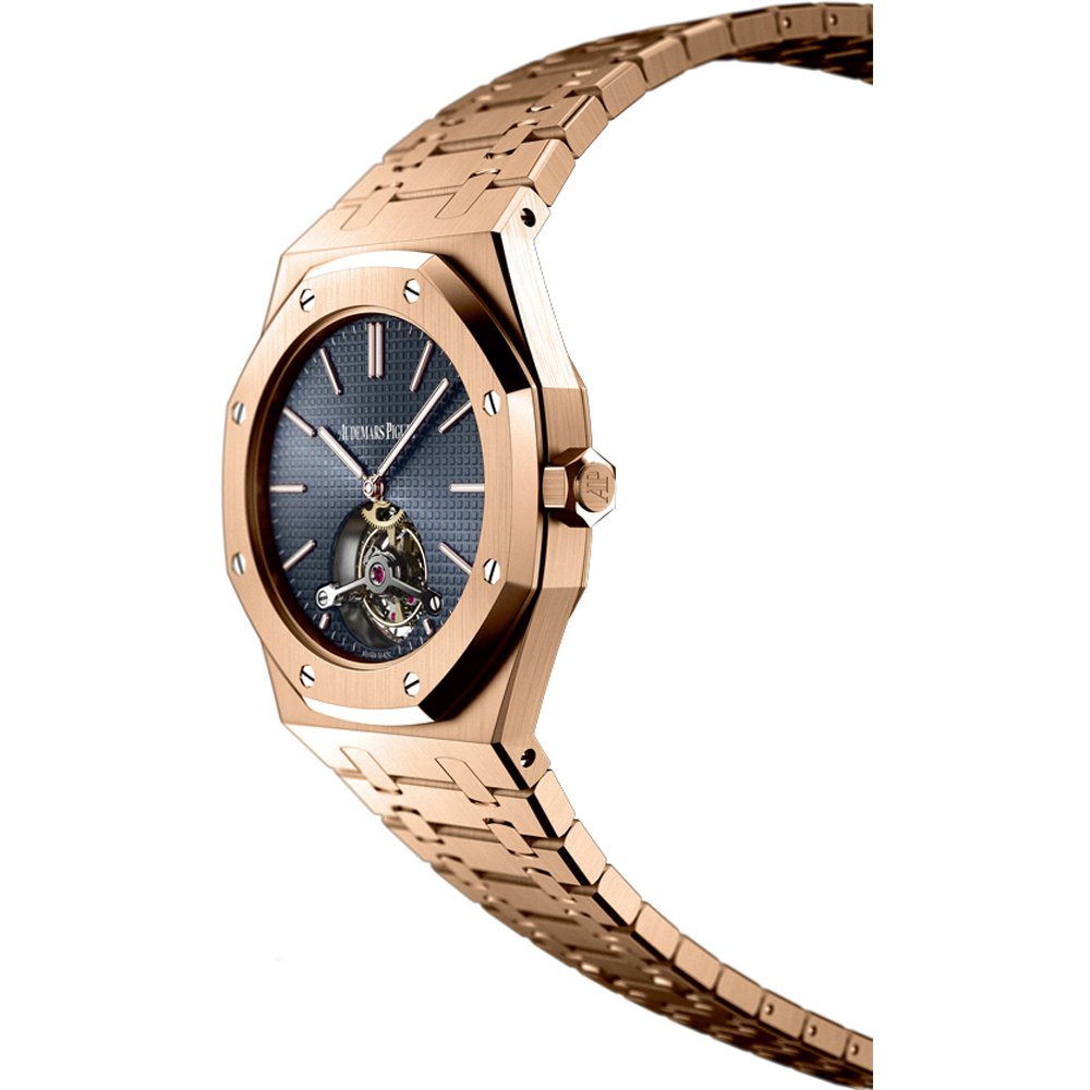 Audemars Piguet Royal Oak Extra Thin Tourbillon 18K Rose Gold Man's Watch - Premium Luxury Product