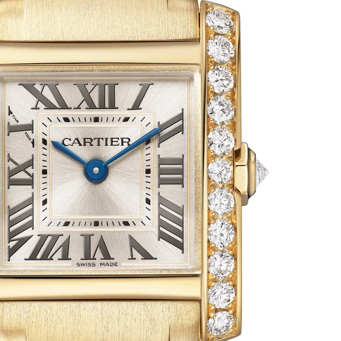 Cartier Tank Française 18K Yellow Gold & Diamonds Lady's Watch - Premium Luxury Product