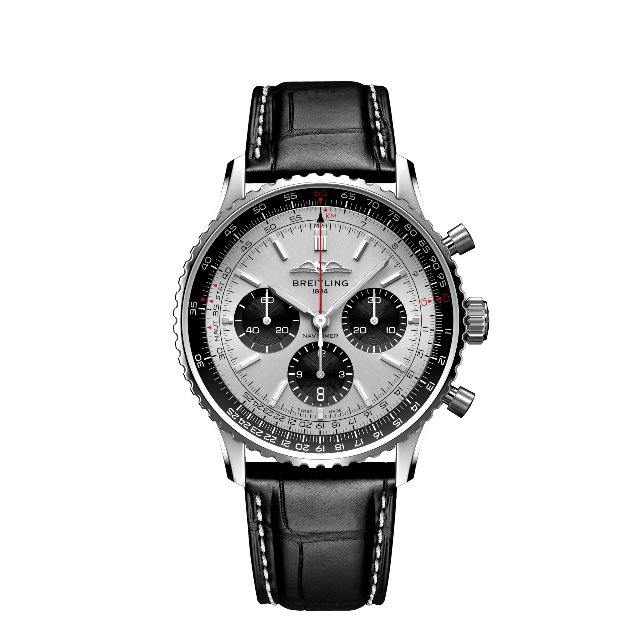 Breitling Navitimer B01 Chronograph 43 Stainless steel Men's Watch - Premium Luxury Product