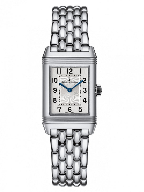Jaeger-Lecoultre Reverso Classic Duetto Stainless steel & Diamonds Lady's Watch - Premium Luxury Product