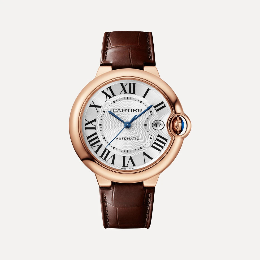 Cartier Ballon Bleu 40 mm 18K Rose Gold Men's Watch - Premium Luxury Product